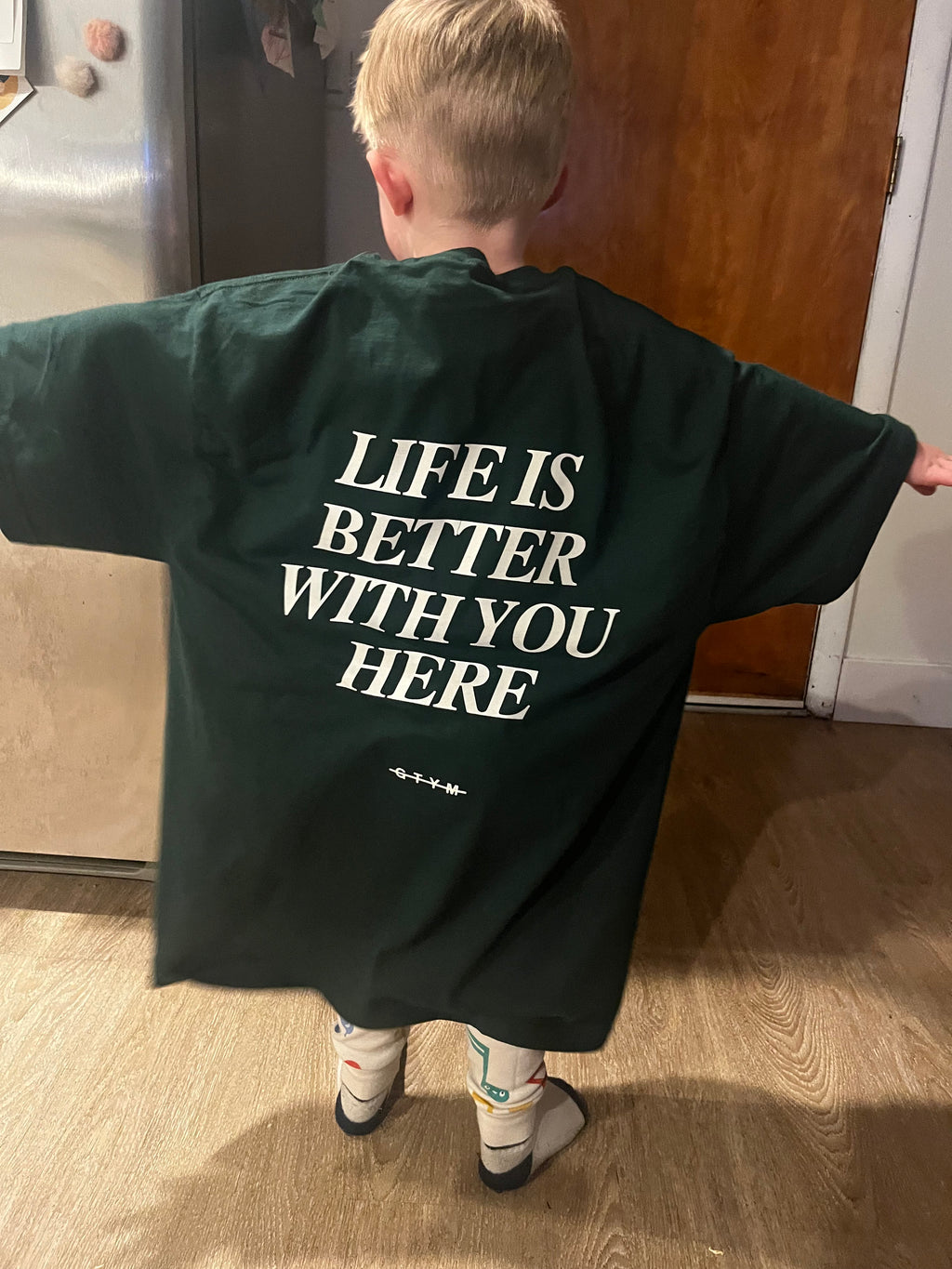 Life Is Better With You Here, Staple Tee