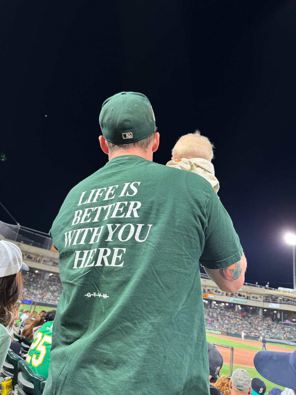 Life Is Better With You Here, Staple Tee