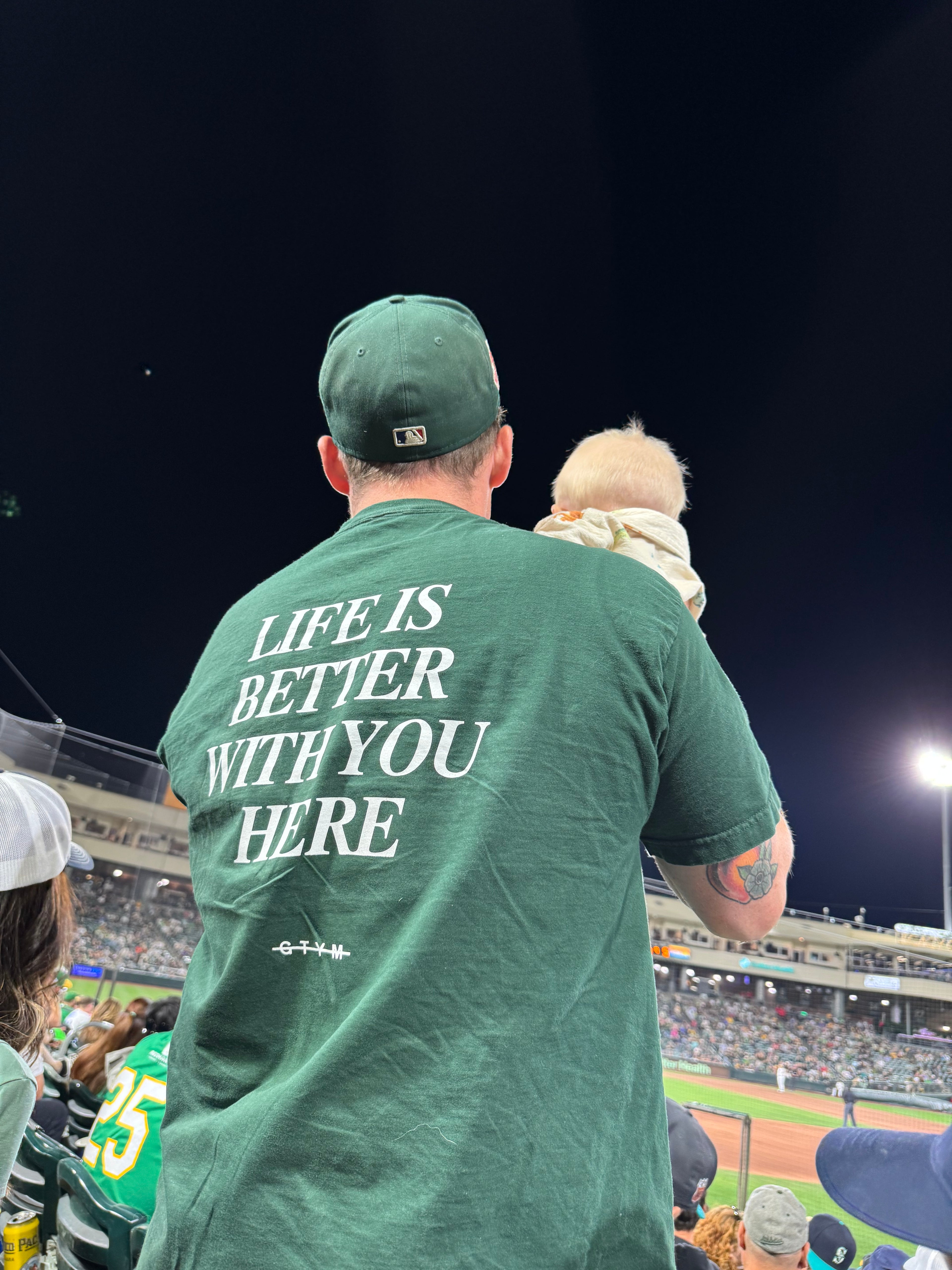 Life Is Better With You Here, Staple Tee